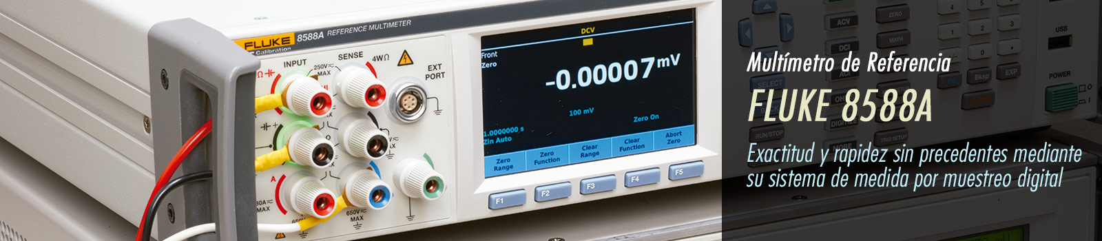 Nuevo Multimetro de referencia Fluke 8588A.