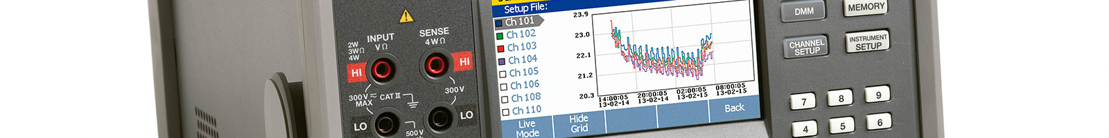 MEGACAL. Productos de adquisicion de datos y equipos de test.