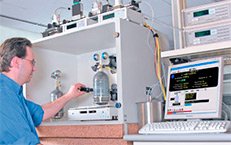 Estandar de flujo gravimetrico principal GFS.